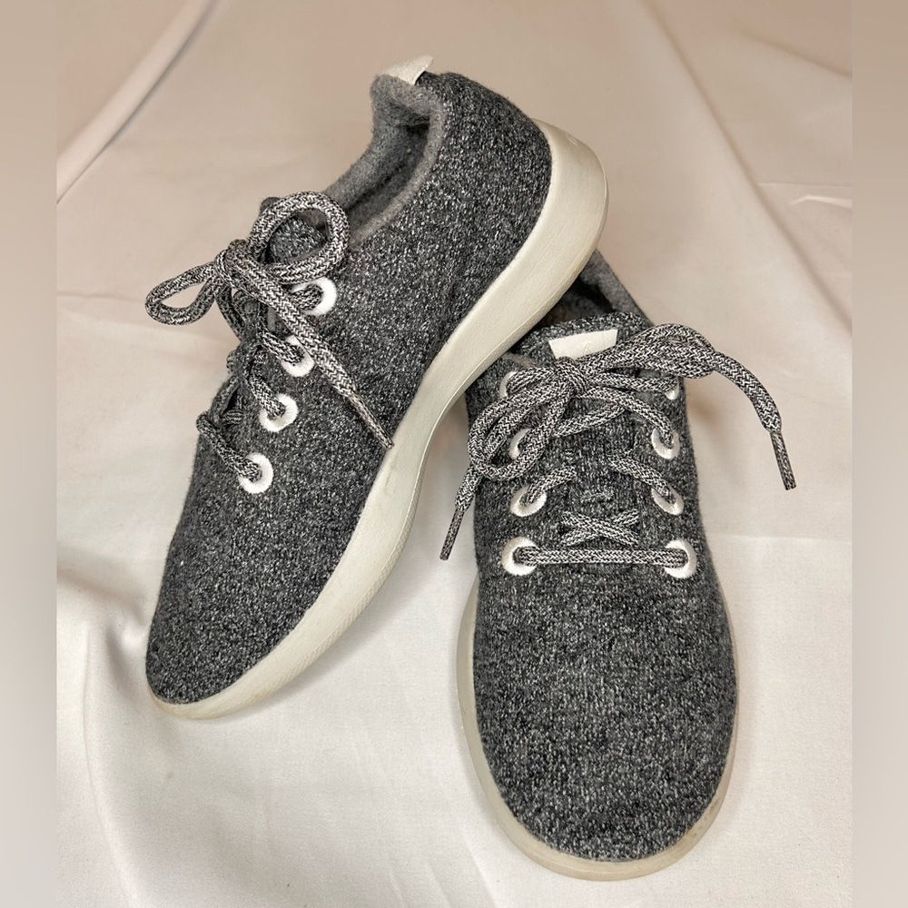 Allbirds Womens Wool Runners Mizzle 0719 NV1‎ grey Running Shoes Sneakers Size 7